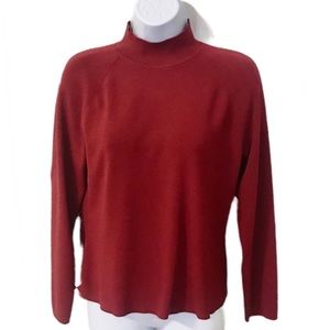 Vintage 2K Knit Top w/ Mock Neck